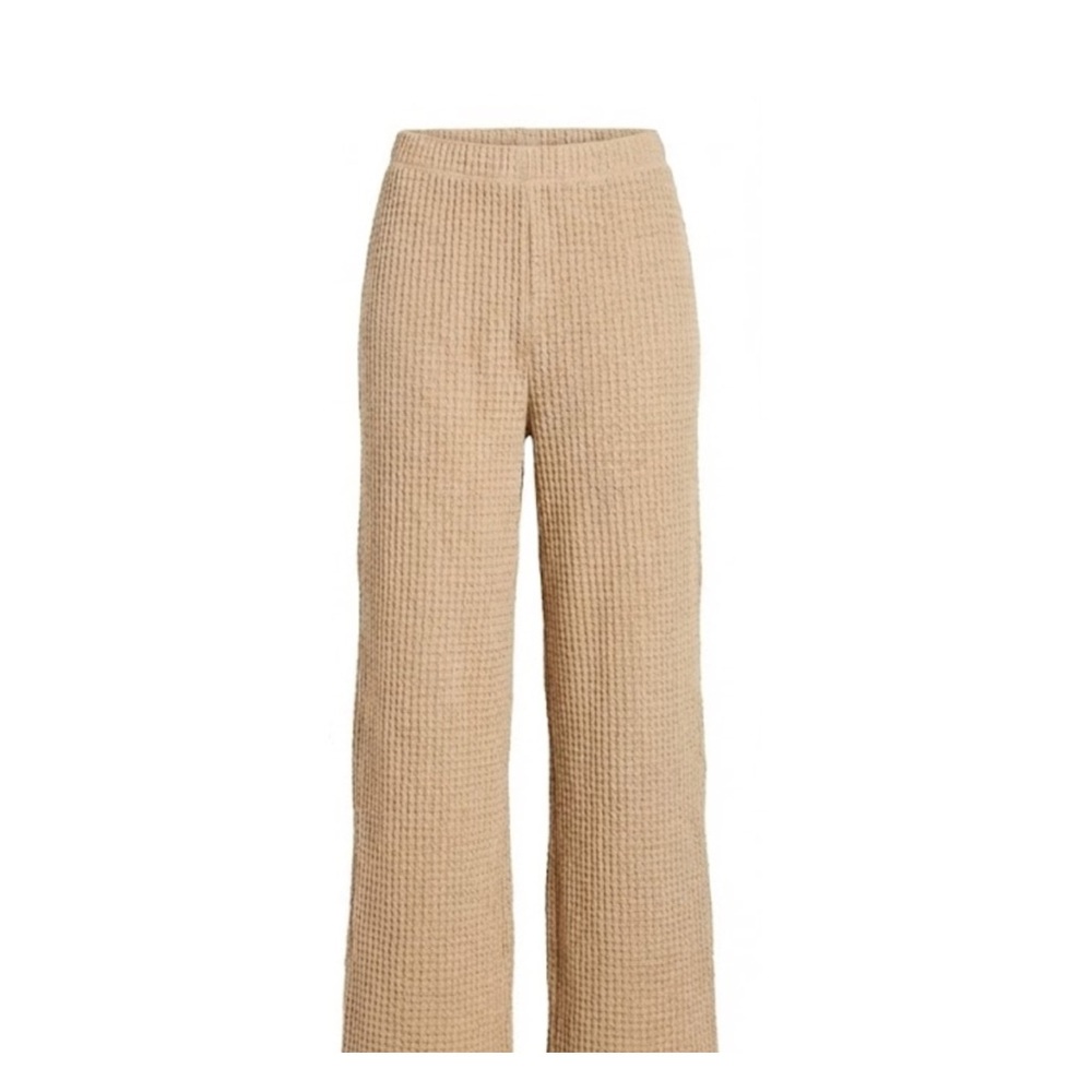 Tan Waffle Knit Pants